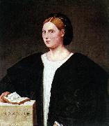 LICINIO, Bernardino Portrait of a Woman  g painting